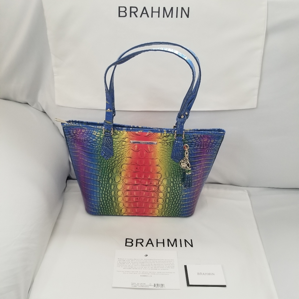 NWT BRAHMIN POPSICLE OMBRE MELBOURNE MEDIUM ASHER